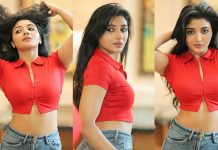 உடலோடு ஒட்டிய இறுக்கமான உடையில் மிர்னா மேனன் வெளியிட்ட புகைப்படங்கள்.. ஏங்கும் ரசிகர்கள்!!