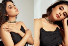 அரைகுறை டிரெஸ்ல கவர்ச்சி காட்டி இளசுகளின் தூக்கத்தை கெடுக்கும் பிரியங்கா மோகன்!!