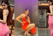 தொடையை காட்டி போஸ்… ரம்பாவை மிஞ்சும் நடிகை லாஸ்லியா!!