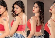 கவர்ச்சி ஆடையில் முன்னழகை காட்டி நடிகை தர்ஷா குப்தா வெளியிட்ட ஹாட் போஸ்!!