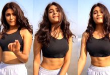 வெறும் அந்த ஆடையில் படுத்தபடி முகம் சுளிக்க வைக்கும் போஸ் கொடுத்த நடிகை ஷாலினி பாண்டே!!