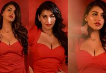 முன்னழகை காட்டி முரட்டு போஸ் கொடுத்த நடிகை யாஷிகா ஆனந்த்!!