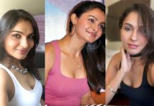 குட்டை உடையில் லோ ஆங்கிள் தொடையழகு தெரிய போஸ் கொடுத்த ஆண்ட்ரியா!!