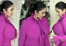 அரைகுறை உடையில் கவர்ச்சி போஸ் கொடுத்து தெறிக்க விட்ட ஹூமா குரேஷி!!