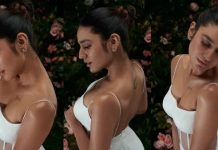 ஓப்பனா விட்டு முன்னழகை காட்டி போஸ் கொடுத்த நடிகை பிரியா வாரியர்!!