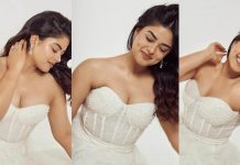 லோ நெக் ட்ரஸ் அணிந்து டாப் ஆங்கிள் போட்டோஷூட்… இளசுகளை சீண்டும் சித்தி இத்னானி!!