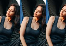 முண்டா பனியனில் முன்னழகை காட்டி போஸ் கொடுத்த பிந்து மாதவி!!