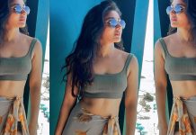 உள்ளாடையோடு பீச்சில் உலாவும் மிர்னா மேனன் ஹாட் போட்டோஸ்!!