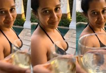 வெறும் உள்ளாடையில் மோசமான போஸ் கொடுத்த ஷில்பா மஞ்சுநாத்!!