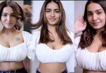 22 வயதில் படு கவர்ச்சியான உடையில் எல்லை மீறும் சானியா ஐயப்பன்!!