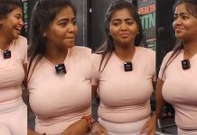 அக்கா உங்க மார்பக சைஸ் என்ன? பதிலால் இளைஞனை ஓட வைத்த ஷாலு ஷம்மு!!