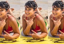 பீச்சில் கவர்ச்சி உடையில் இலியானா கொடுத்த ஹாட் போஸ்!!