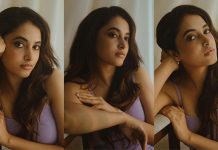 பணியனில் பாடி ஷேப் தெரிய க்யூட்டான போஸ் கொடுத்த பிரியங்கா மோகன்!!