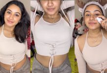 ஆடை மாற்றும் மற்றும் மேக்கப் போடும் வீடியோவை வெளியிட்ட ரவீனா தாஹா!!