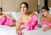 படுக்கையறையில் எடுத்த புகைப்படங்களை வெளியிட்டு ரசிகர்களுக்கு ஷாக் கொடுத்த சாரா அலிகான்!!