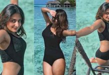 செம போஸ் கொடுத்து இளசுகளை சூடேற்றிய எஸ்தர் அனில்!!