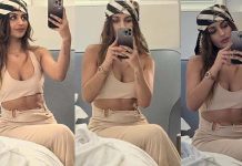 படுக்கையறையில் கவர்ச்சியில் கிறங்கடிக்கும் யாஷிகா ஆனந்த்!!