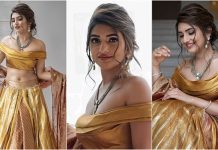 கவர்ச்சி ஆடையில் கட்டழகை காட்டி இளசுகளை மயக்கும் ஸ்ரீலீலா!!