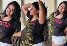 குட்டி ட்ரவுசரில் சிக்கென போஸ் கொடுத்த பூனம் பாஜ்வா.. திகைத்துப்போன ரசிகர்கள்!!