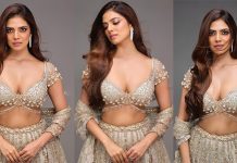 முன்னழகைக் காட்டி ரசிகர்களை சூடேற்றிய மாளவிகா மோகனன்!!