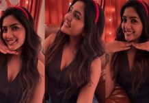 முன்னழகை காட்டி செம போஸ் கொடுத்த ஈஷா ரெப்பா!!