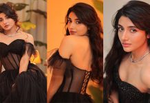 ட்ரான்ஸ்பெரண்ட் கவர்ச்சி உடையில் கட்டழகை காட்டிய மிர்ணா!!