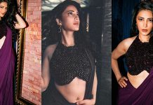 கிழிந்த உடையில் தொடையை காட்டி போஸ் கொடுத்த ஸ்ருதிஹாசன்!!