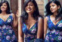 நீச்சல் உடையில் யானையுடன் குளியல் போட்ட பாடகி ஸ்வாகதா!!