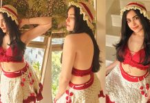 கவர்ச்சி உடையில் மார்க்கமான போஸ் கொடுத்த அதா சர்மா!!