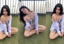 ப்பா முடியல… மேலாடையை திறந்துவிட்டு கவர்ச்சி போஸ் கொடுத்த திவ்யா பாரதி!!