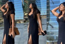 டைட்டான உடையில் முன்னழகை எடுப்பாக காட்டி இளசுகளை சூடேற்றிய ஈஷா ரெப்பா!!