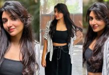 மேலாடையை திறந்துவிட்டு கட்டழகை காட்டி ரசிகர்களின் தூக்கத்தை கெடுத்த மிர்ணா மேனன்!!