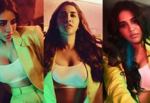 மேலாடையை திறந்து விட்டு உள்ளாடையை அப்பட்டமாக காட்டிய நபா நடேஷ்!!