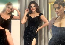 முன்னழகை காட்டி நடிகை நிதி அகர்வால் வெளியிட்ட லேட்டஸ்ட் போட்டோஸ்!!