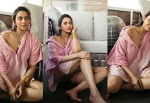 ஸ்ட்ராப்லெஸ் கவுனில் கலக்கலான கவர்ச்சி போஸ் கொடுத்த ரகுல் ப்ரீத் சிங்!!