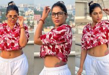 கவர்ச்சி புகைப்படங்களை வெளியிட்டு இளசுகளை கடுப்பாக்கிய ரேஷ்மா!!