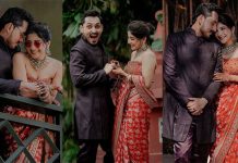 கணவருடன் ரொமான்டிக் ஃபோட்டோ ஷூட் நடத்திய சாக்ஷி அகர்வால்!!